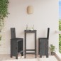 vidaXL Taburetes de cocina 2 uds madera maciza pino gris 40x42x120 cm vidaXL Taburetes de cocina 2 uds madera maciza pino gris 40x42x120 cm
