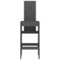 vidaXL Taburetes de cocina 2 uds madera maciza pino gris 40x42x120 cm vidaXL Taburetes de cocina 2 uds madera maciza pino gris 40x42x120 cm