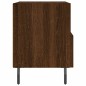 vidaXL Mesita noche 2 uds madera ingeniería marrón roble 40x35x47,5 cm