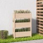 vidaXL Jardinera de madera maciza de pino 77x25x104,5 cm vidaXL Jardinera de madera maciza de pino 77x25x104,5 cm