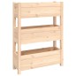 vidaXL Jardinera de madera maciza de pino 77x25x104,5 cm vidaXL Jardinera de madera maciza de pino 77x25x104,5 cm