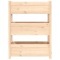 vidaXL Jardinera de madera maciza de pino 77x25x104,5 cm vidaXL Jardinera de madera maciza de pino 77x25x104,5 cm