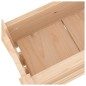 vidaXL Jardinera de madera maciza de pino 77x25x104,5 cm vidaXL Jardinera de madera maciza de pino 77x25x104,5 cm