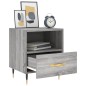 vidaXL Mesitas noche 2 uds madera ingeniería gris Sonoma 40x35x47,5 cm vidaXL Mesitas noche 2 uds madera ingeniería gris Sonoma 40x35x47,5 cm