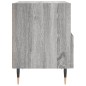 vidaXL Mesitas noche 2 uds madera ingeniería gris Sonoma 40x35x47,5 cm vidaXL Mesitas noche 2 uds madera ingeniería gris Sonoma 40x35x47,5 cm