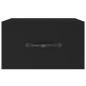 vidaXL Mesita de noche de pared negro 35x35x20 cm vidaXL Mesita de noche de pared negro 35x35x20 cm