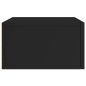 vidaXL Mesita de noche de pared negro 35x35x20 cm vidaXL Mesita de noche de pared negro 35x35x20 cm