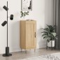 vidaXL Aparador madera contrachapada color roble Sonoma 34,5x34x90 cm