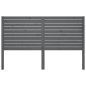 vidaXL Cabecero de cama madera maciza de pino gris 126x4x100 cm vidaXL Cabecero de cama madera maciza de pino gris 126x4x100 cm