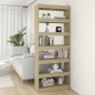 vidaXL Estantería/divisor madera ingeniería roble Sonoma 80x30x198 cm vidaXL Estantería/divisor madera ingeniería roble Sonoma 80x30x198 cm