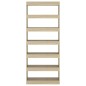 vidaXL Estantería/divisor madera ingeniería roble Sonoma 80x30x198 cm vidaXL Estantería/divisor madera ingeniería roble Sonoma 80x30x198 cm