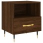 vidaXL Mesita noche 2 uds madera ingeniería marrón roble 40x35x47,5 cm vidaXL Mesita noche 2 uds madera ingeniería marrón roble 40x35x47,5 cm