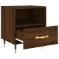 vidaXL Mesita noche 2 uds madera ingeniería marrón roble 40x35x47,5 cm vidaXL Mesita noche 2 uds madera ingeniería marrón roble 40x35x47,5 cm
