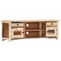 vidaXL Mueble para TV de madera maciza reciclada 120x30x40 cm