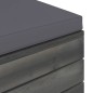 vidaXL Otomana de palets para jardín con cojín madera de pino vidaXL Otomana de palets para jardín con cojín madera de pino