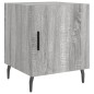 vidaXL Mesitas noche 2 uds madera ingeniería gris Sonoma 40x40x50 cm