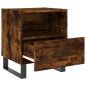 vidaXL Mesita noche 2 uds madera ingeniería roble ahumado 40x35x47,5cm vidaXL Mesita noche 2 uds madera ingeniería roble ahumado 40x35x47,5cm