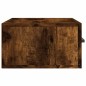 vidaXL Mesitas de noche de pared 2 uds color roble ahumado 35x35x20 cm vidaXL Mesitas de noche de pared 2 uds color roble ahumado 35x35x20 cm