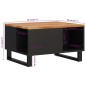 vidaXL Mesa de centro de madera maciza de acacia 60x50x35 cm vidaXL Mesa de centro de madera maciza de acacia 60x50x35 cm
