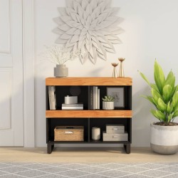 vidaXL Armario auxiliar madera maciza de acacia 85x33x75 cm