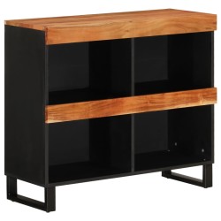 vidaXL Armario auxiliar madera maciza de acacia 85x33x75 cm