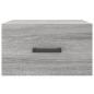 vidaXL Mesitas de noche de pared 2 uds color gris Sonoma 35x35x20 cm vidaXL Mesitas de noche de pared 2 uds color gris Sonoma 35x35x20 cm