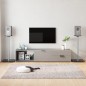 vidaXL Soportes de altavoces 2 uds vidrio templado plata negro 1 pilar vidaXL Soportes de altavoces 2 uds vidrio templado plata negro 1 pilar