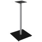 vidaXL Soportes de altavoces 2 uds vidrio templado plata negro 1 pilar vidaXL Soportes de altavoces 2 uds vidrio templado plata negro 1 pilar