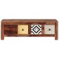 vidaXL Mesa de centro de madera maciza de sheesham 90x50x30 cm
