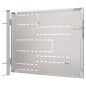 vidaXL Puerta de jardín de acero inoxidable 100x75 cm vidaXL Puerta de jardín de acero inoxidable 100x75 cm