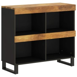 vidaXL Armario auxiliar de madera maciza de mango 85x33x75 cm