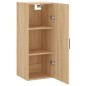 vidaXL Armario de pared roble Sonoma 34,5x34x90 cm