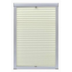 vidaXL Persiana plisada crema S08/608 