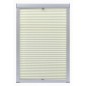 vidaXL Persiana plisada crema S08/608 