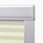 vidaXL Persiana plisada crema S08/608 