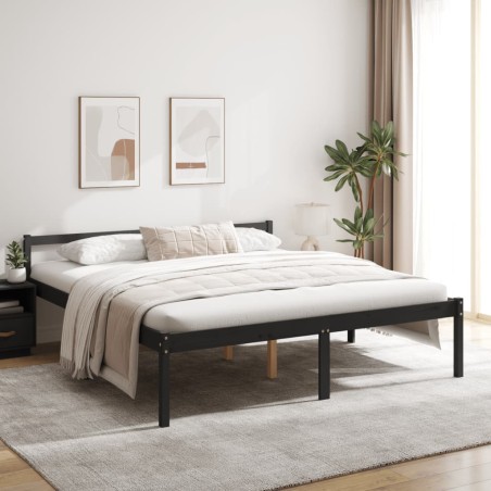 vidaXL Cama para personas mayores madera maciza de pino 180x200 cm