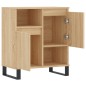 vidaXL Aparador de madera contrachapada roble Sonoma 60x35x70 cm vidaXL Aparador de madera contrachapada roble Sonoma 60x35x70 cm