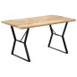 vidaXL Mesa de comedor de madera maciza de mango 140x80x76 cm vidaXL Mesa de comedor de madera maciza de mango 140x80x76 cm