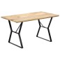 vidaXL Mesa de comedor de madera maciza de mango 140x80x76 cm vidaXL Mesa de comedor de madera maciza de mango 140x80x76 cm
