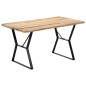 vidaXL Mesa de comedor de madera maciza de mango 140x80x76 cm vidaXL Mesa de comedor de madera maciza de mango 140x80x76 cm