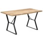 vidaXL Mesa de comedor de madera maciza de mango 140x80x76 cm vidaXL Mesa de comedor de madera maciza de mango 140x80x76 cm