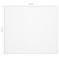 vidaXL Protector de mesa PVC mate 90x90 cm 1,6 mm vidaXL Protector de mesa PVC mate 90x90 cm 1,6 mm
