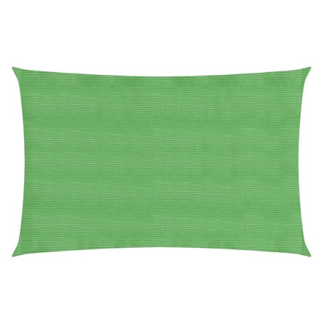 vidaXL Toldo de vela HDPE verde claro 160 g/m² 2x4,5 m