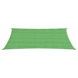 vidaXL Toldo de vela HDPE verde claro 160 g/m² 2x4,5 m