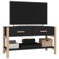 vidaXL Mueble para TV madera contrachapada negro 82x38x45 cm vidaXL Mueble para TV madera contrachapada negro 82x38x45 cm