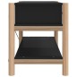 vidaXL Mueble para TV madera contrachapada negro 82x38x45 cm vidaXL Mueble para TV madera contrachapada negro 82x38x45 cm