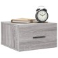 vidaXL Mesitas de noche de pared 2 uds color gris Sonoma 35x35x20 cm vidaXL Mesitas de noche de pared 2 uds color gris Sonoma 35x35x20 cm