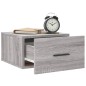 vidaXL Mesitas de noche de pared 2 uds color gris Sonoma 35x35x20 cm vidaXL Mesitas de noche de pared 2 uds color gris Sonoma 35x35x20 cm