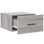vidaXL Mesitas de noche de pared 2 uds color gris Sonoma 35x35x20 cm vidaXL Mesitas de noche de pared 2 uds color gris Sonoma 35x35x20 cm