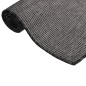 vidaXL Alfombra de exterior de tejido plano gris 100x200 cm vidaXL Alfombra de exterior de tejido plano gris 100x200 cm